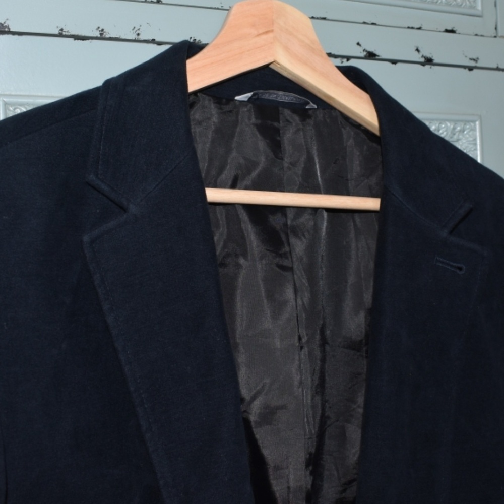 Dark Blue Gap Velvet Jacket/Blazer